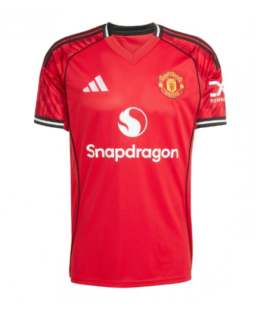 Günstige Manchester United Patrick Dorgu #13 Heimtrikot 2025-26 Kurzarm Günstige Manchester United Patrick Dorgu #13 Heimtrikot 2025-26 Kurzarm